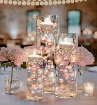 Transparent Water Gels Event Pack-Fills 5 Gallons of the Floating Gels for Your Vase Decorations- With Pre-Measured Prep/Storage Bags- No Guessing- Best Results- Not Including Pearls