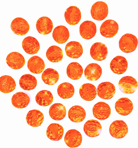 Floating Orange Gems - Fills 1 GL of Floating Transparent Gels for your vases - With Pre-measured Gels Prep/Storage Bag