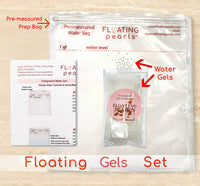 Paquete de eventos de geles de agua transparentes para el look flotante