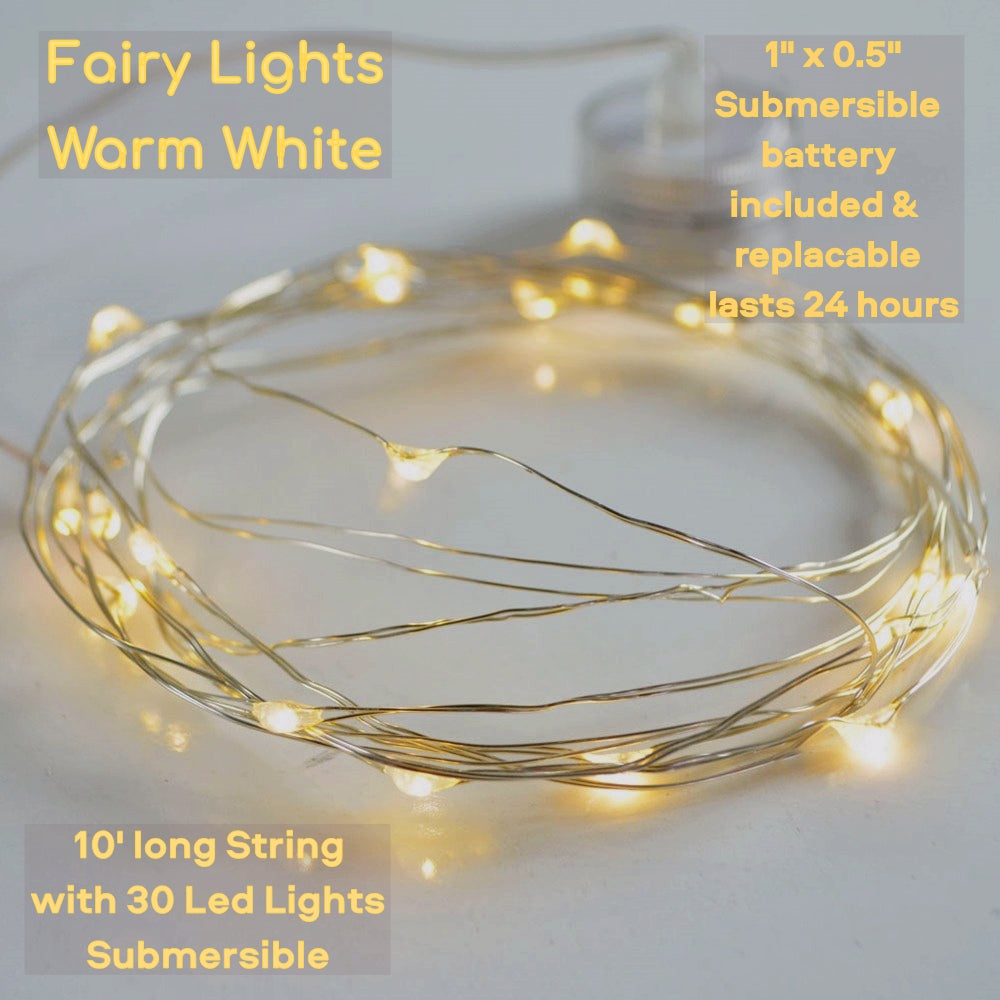 Guirnalda de luces LED de hadas - Elección de blanco cálido o blanco - Guirnalda - Impermeable