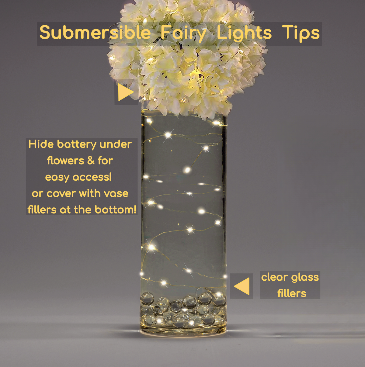 Guirlande lumineuse LED féerique - Choix de blanc chaud ou blanc - Guirlande - Imperméable