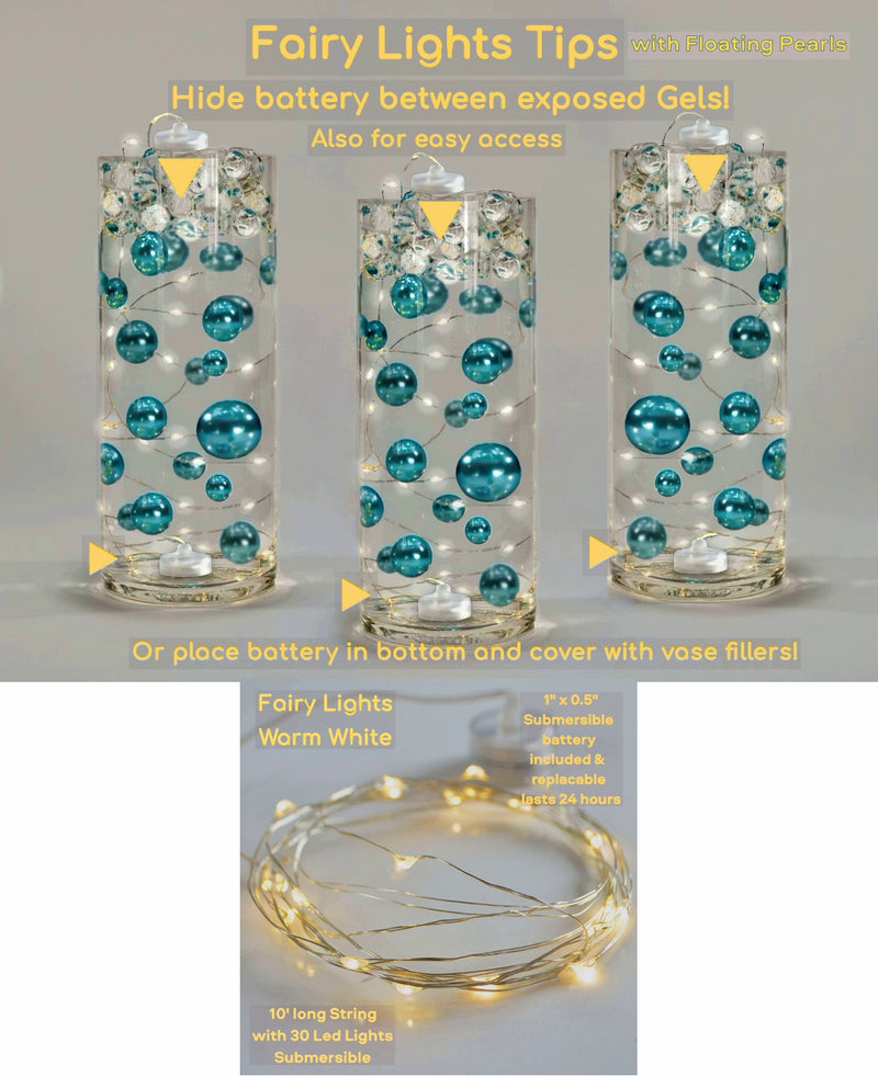 recycler les perles d'ivoire "flottantes" - décorations de vase sans trou Jumbo/tailles assorties
