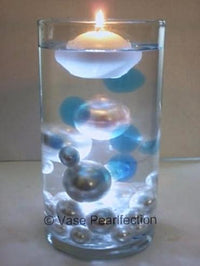 blue water gel color accents vase fillers