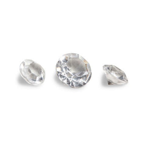 *Ausverkauf* 370 Stück klare Diamantschliff-Akzente – David Tutera Brautkollektion für Vasendekorationen und Tischstreuer