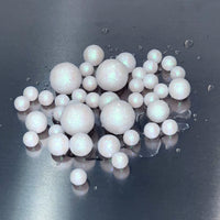 1 GL Floating Glitter White Pearls - 1 Pk Fills 1 GL for Your Vase - With Transparent Gels Measured Kit - Option of Fairy Lights