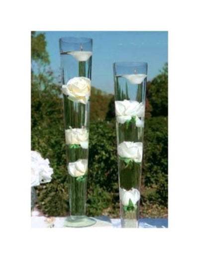 7 Rosier de Printemps Flottant - Blanc/Écru - Décoration de Vase