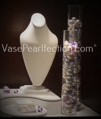 "Floating" No Hole White Pearls – Jumbo/verschiedene Größen Vasendekorationen